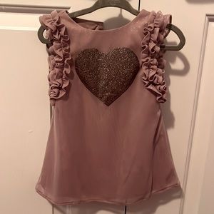Baby Girl Glitter Heart Dress